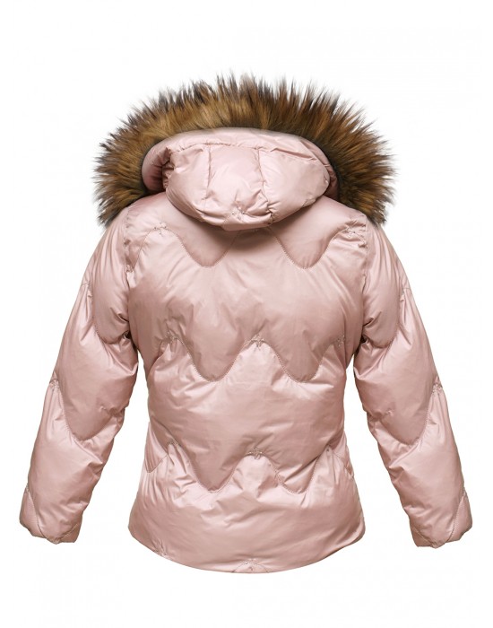 Girls Jacket Quilted Rose Pink